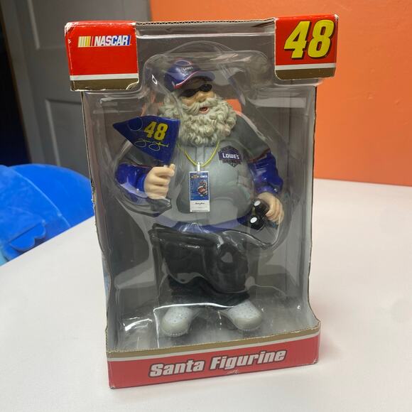 Trevo Christmas 2005 Nascar Jimmie Johnson #48 Santa with Ticket Figure 8” - Picture 2 of 12